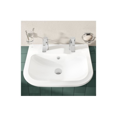 VitrA S20 550x445mm 2TH Semi Recessed Basin - White | Basins 2