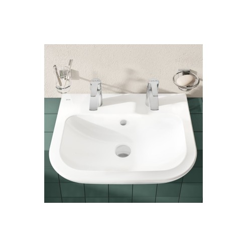VitrA S20 550x445mm 2TH Semi Recessed Basin - White | Basins