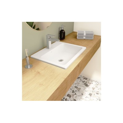 VitrA S20 550x455mm 1TH Countertop/Vessel Washbowl - White | 2