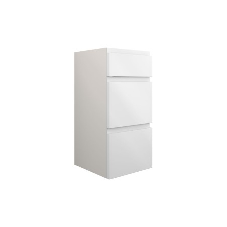 Bau 300mm Standard 3 Drawer Unit - White Gloss (Grey Cab) |