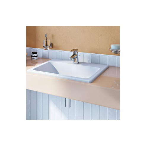 VitrA S20 550x455mm 1TH Countertop/Vessel Washbowl - White |