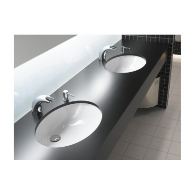 VitrA S20 580x450mm 0TH Undercounter Basin - White | Basins 2