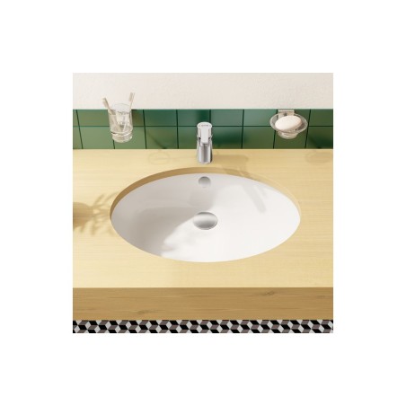 VitrA S20 580x450mm 0TH Undercounter Basin - White | Basins
