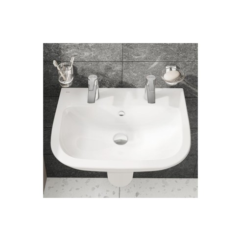 VitrA S20 595x455mm 2TH Basin Only - White | Basins | Bathro
