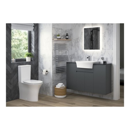 Bau 300mm Slim Base Unit - Matt Graphite Grey (Grey Cab) | S