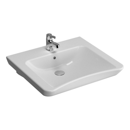 VitrA S20 600x545mm 1TH Basin w/Overflow - White | Basins |