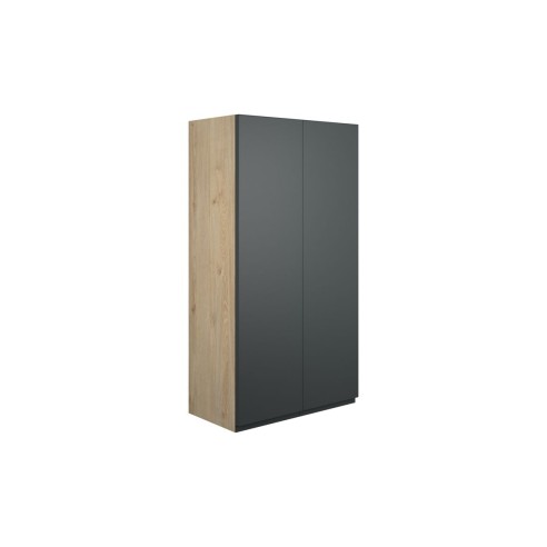 Bau 600mm Standard 2 Door Storage Unit - Matt Graphite Grey