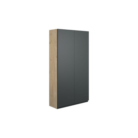 Bau 600mm Slim 2 Door Storage Unit - Matt Graphite Grey (Oak