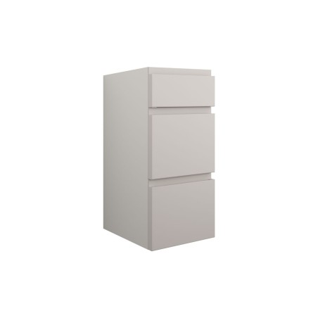 Bau 300mm Standard 3 Drawer Unit - Matt Dove Grey (Grey Cab)