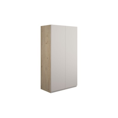Bau 600mm Standard 2 Door Storage Unit - Matt Dove Grey (Oak