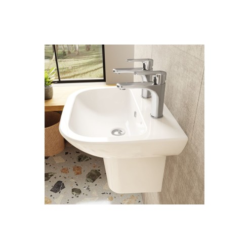VitrA S20 650x465mm 2TH Basin Only - White | Basins | Bathro