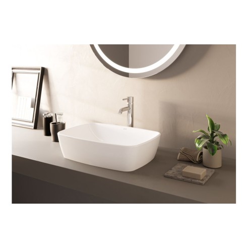 VitrA Shift 545x375mm 0TH Basin (No Overflow) - White | Basi