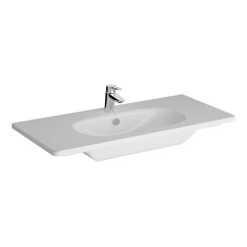 VitrA Zentrum 1005x470mm 1TH Vanity Basin w/Overflow - White