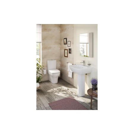VitrA Zentrum 190x180mm Full Pedestal Only - White | Basins