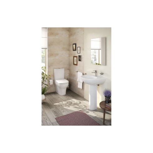 VitrA Zentrum 190x180mm Full Pedestal Only - White | Basins