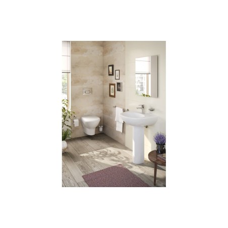 VitrA Zentrum 190x180mm Full Pedestal Only - White | Basins