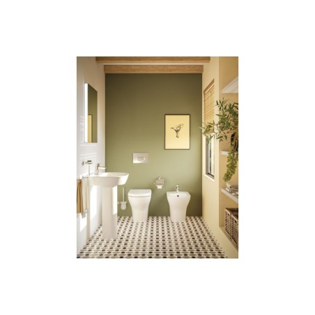 VitrA Zentrum 190x330mm Semi Pedestal Only - White | Basins