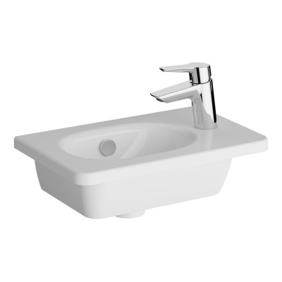 VitrA Zentrum 450x290mm 1TH Vanity Basin w/Overflow - White
