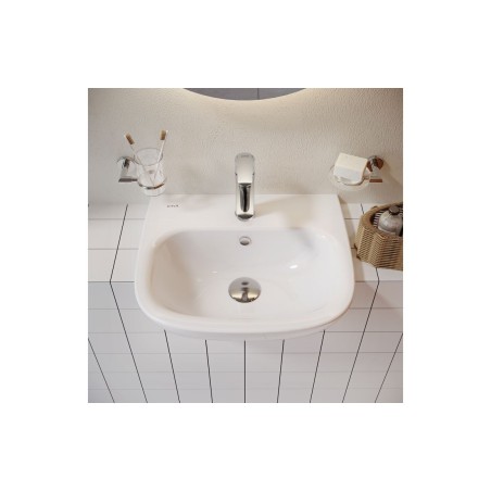 VitrA Zentrum 495x425mm 1TH Semi Recessed Basin - White | Ba