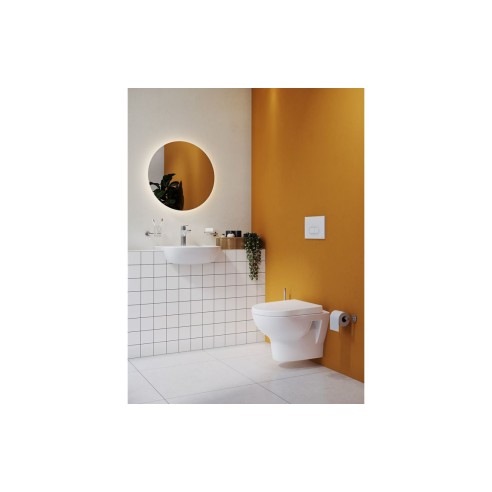 VitrA Zentrum 495x425mm 1TH Semi Recessed Basin - White | Ba