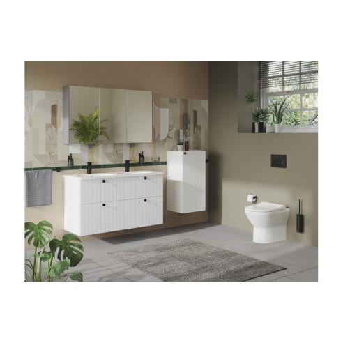 VitrA Zentrum 600x460mm 1TH Vanity Basin w/Overflow - White