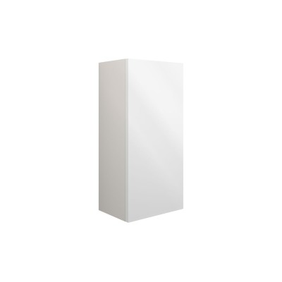 Envio 300mm Slim Base Unit - White Gloss (Grey Cab) | Storag