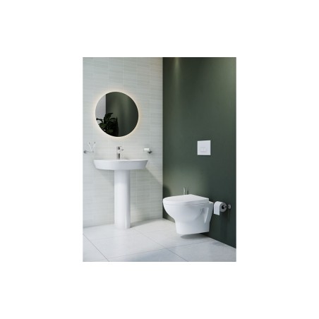 VitrA Zentrum 645x480mm 1TH Basin w/Overflow - White | Basin