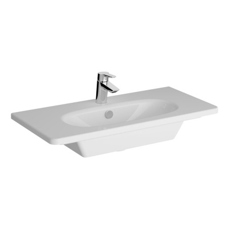 VitrA Zentrum 805x390mm 1TH Vanity Basin w/Overflow - White
