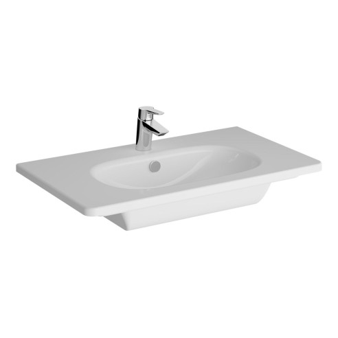 VitrA Zentrum 805x470mm 1TH Vanity Basin w/Overflow - White