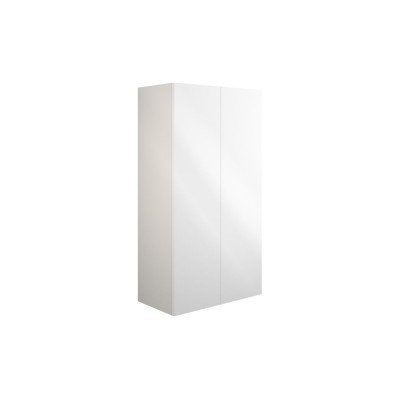 Envio 600mm Standard 2 Door Storage Unit - White Gloss (Grey