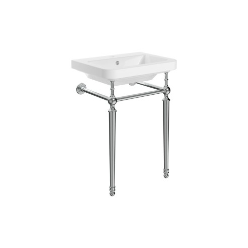 Diego 610mm 1TH Console Basin - Chrome | Basins | BathroomKi