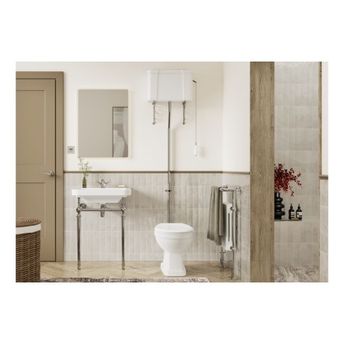 Diego 610mm 1TH Console Basin - Chrome | Basins | BathroomKi