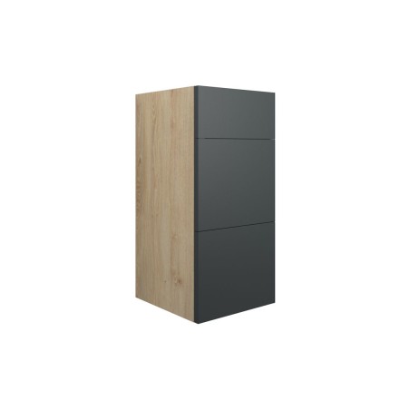 Envio 300mm Standard 3 Drawer Unit - Matt Graphite Grey (Oak