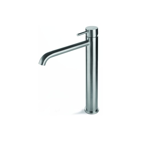 Vema Tiber Tall Basin Mixer - St/Steel | Bathroom Taps | Bat