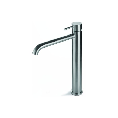 Vema Tiber Tall Basin Mixer - St/Steel | Bathroom Taps | Bat