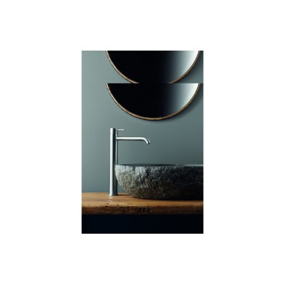 Vema Tiber Tall Basin Mixer - St/Steel | Bathroom Taps | Bat 2