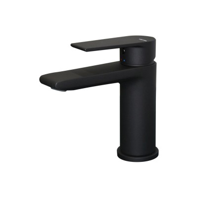 Vema Timea Basin Mixer - Matt Black | Bathroom Taps | Bathro