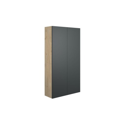 Envio 600mm Slim 2 Door Storage Unit - Matt Graphite Grey (O