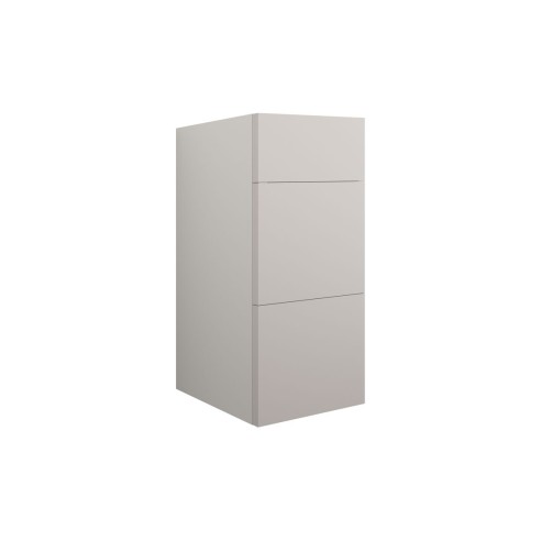 Envio 300mm Standard 3 Drawer Unit - Matt Dove Grey (Grey Ca