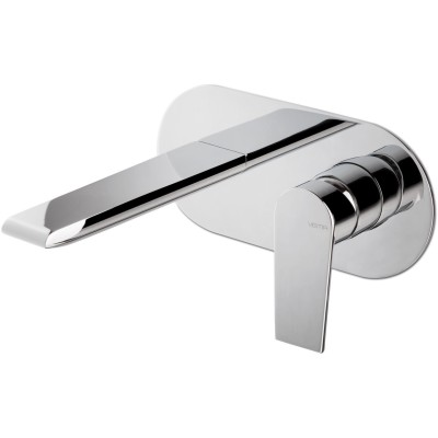 Vema Timea Wall Mounted Basin Mixer - Chrome | Bathroom Taps