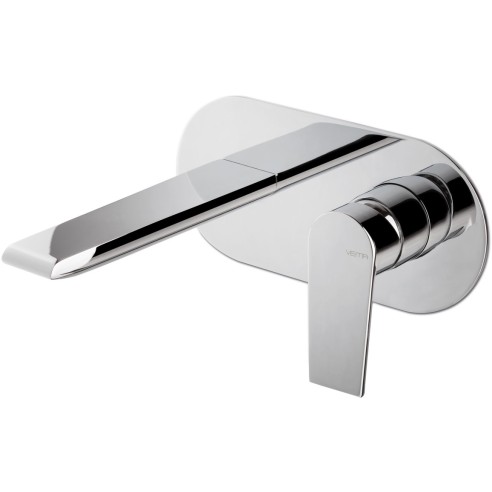 Vema Timea Wall Mounted Basin Mixer - Chrome | Bathroom Taps