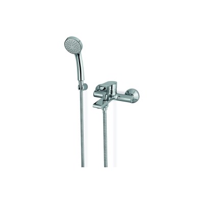 Vema Timea Wall Mounted Bath/Shower Mixer - Chrome | Bathroo