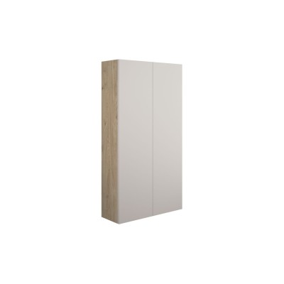 Envio 600mm Slim 2 Door Storage Unit - Matt Dove Grey (Oak C