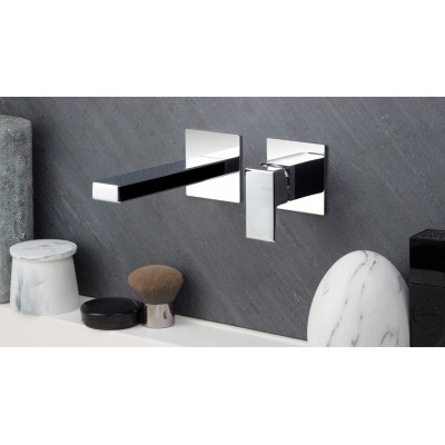 Vema Lys Wall Mounted Basin Mixer - Chrome | Bathroom Taps | 2