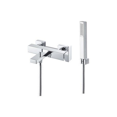 Vema Lys Wall Mounted Bath/Shower Mixer - Chrome | Bathroom