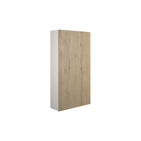 Envio 600mm Slim 2 Door Storage Unit - Havana Oak (Grey Cab)