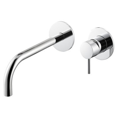 Vema Maira Wall Mounted Basin Mixer - Chrome | Bathroom Taps