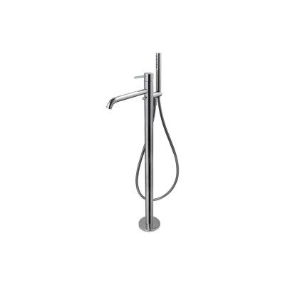 Vema Maira Floor Standing Bath Filler - Chrome | Bathroom Ta