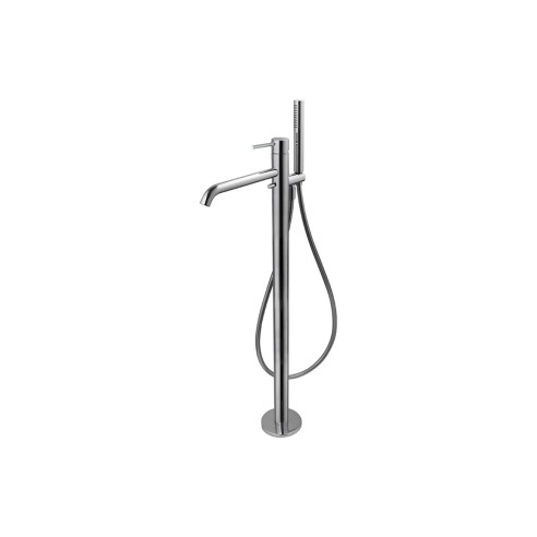 Vema Maira Floor Standing Bath Filler - Chrome | Bathroom Ta