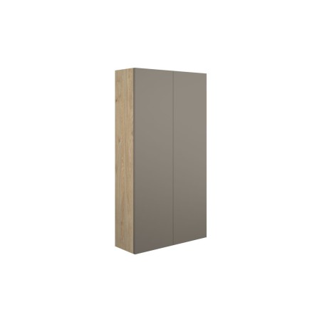 Envio 600mm Slim 2 Door Storage Unit - Matt Stone (Oak Cab)